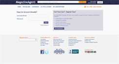 Desktop Screenshot of manage.magazine-agent.com